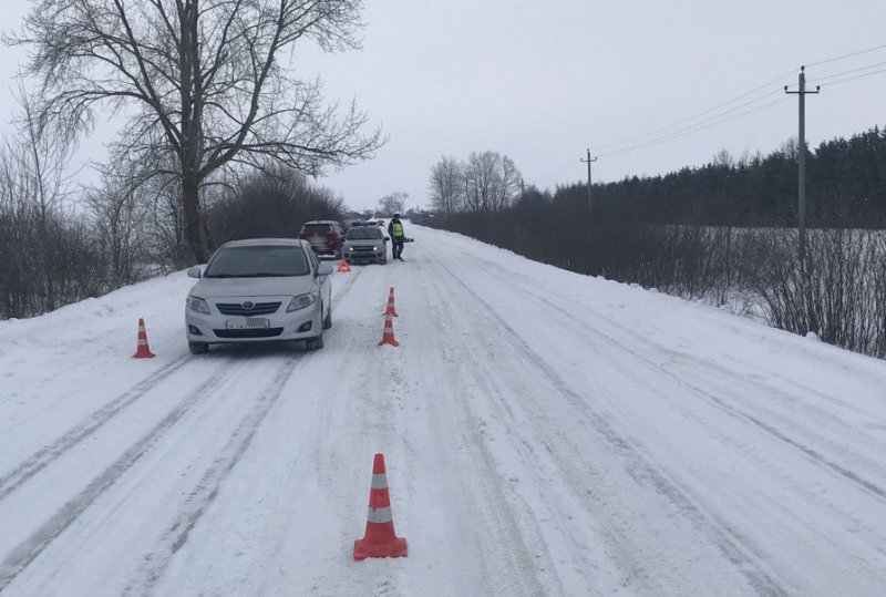 В Чувашии иномарка сбила выбежавшего на дорогу ребенка